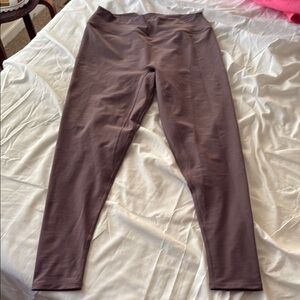 Brown High-Waisted Leggings
